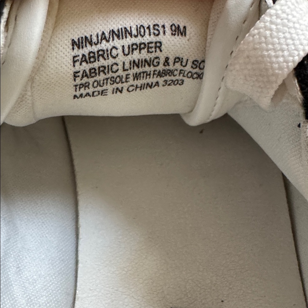 Steve Madden Black and White Sneakers - Picture 4 of 7